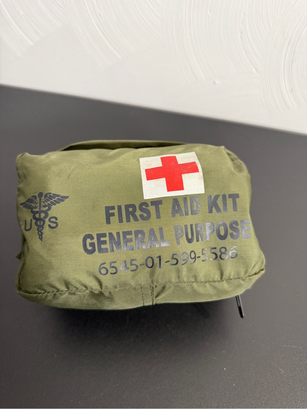 U.S. Military General Purpose First Aid Kit (NSN 6545-00-919-6650).